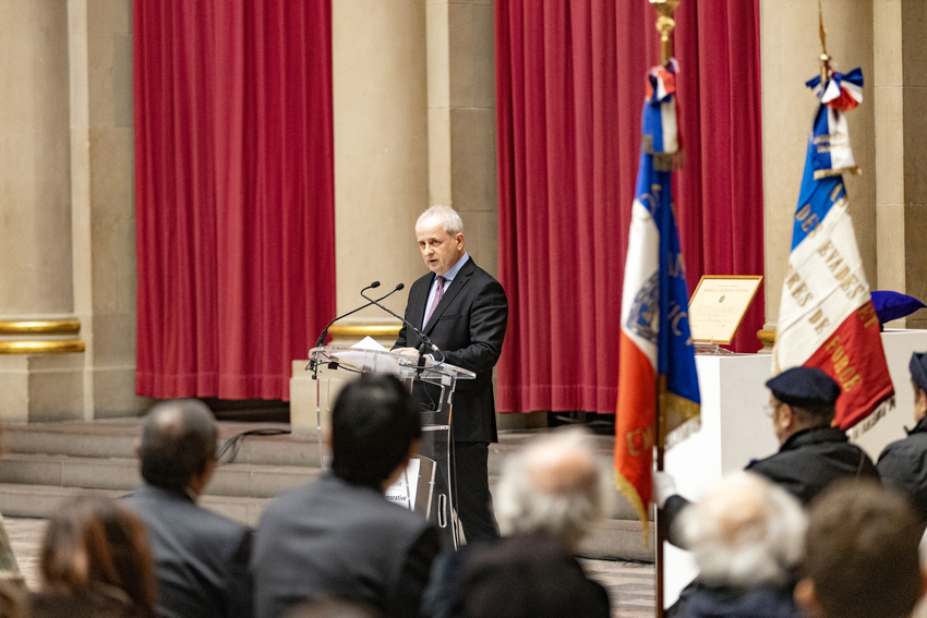 Cérémonie 2025 de commémoration de la rafle du 25 novembre 1943 : discours de Michel de Mathelin, premier vice-président de l'Université de Strasbourg